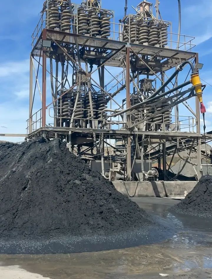 Aerial mining operations